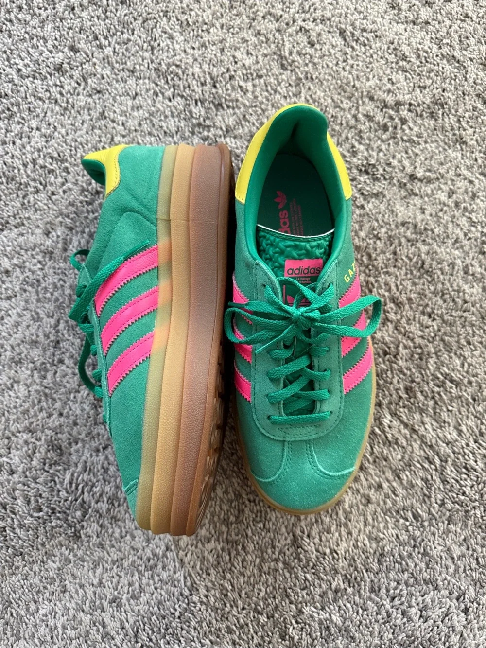 adidas bright green